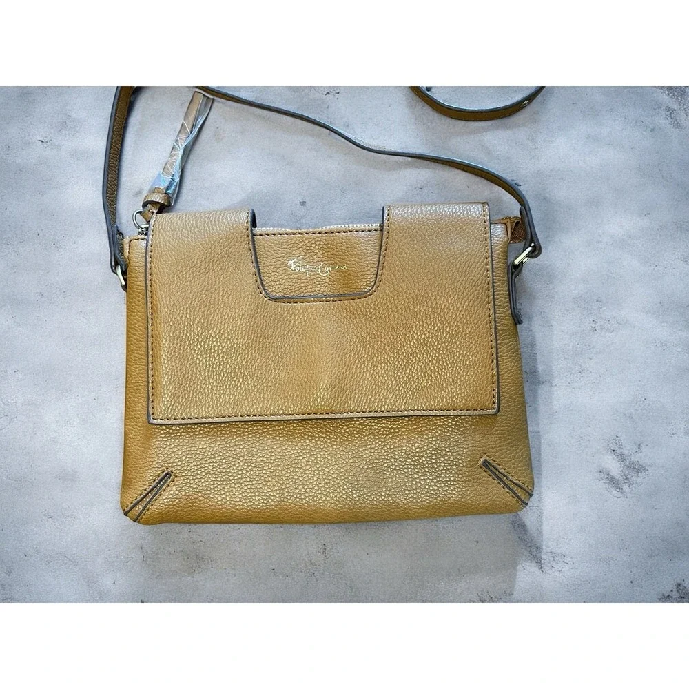 Foley + Corinna Delancie Flap Crossbody in Tan